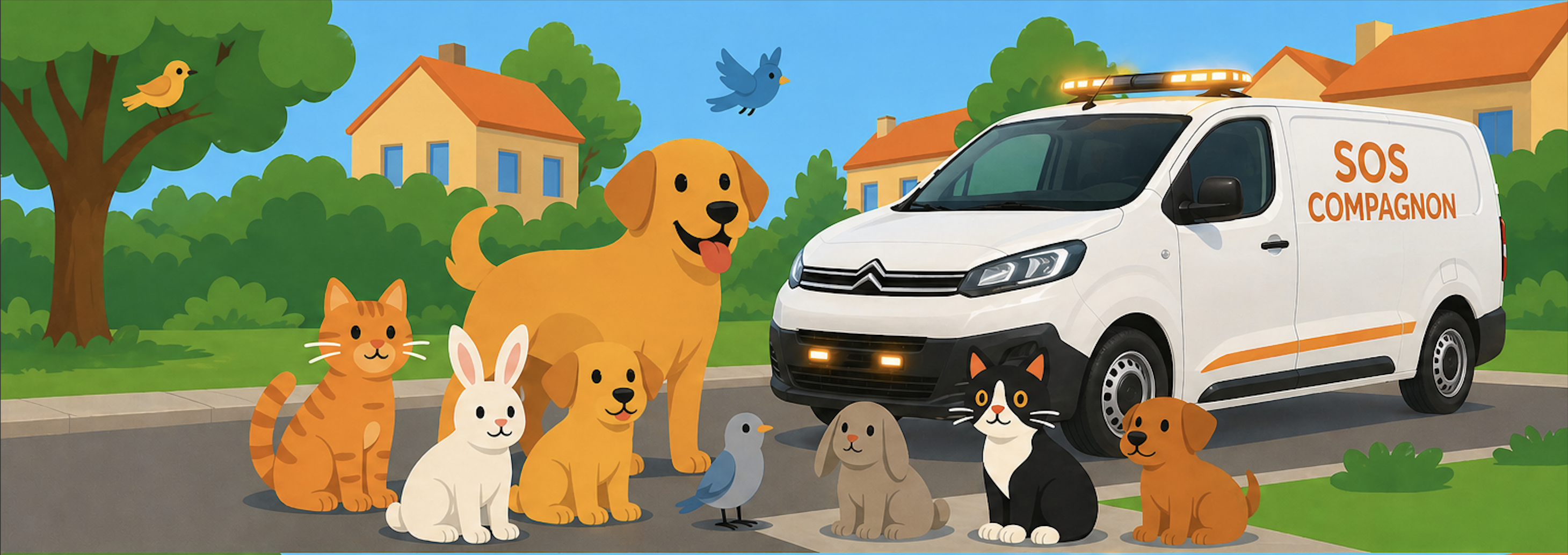 Livraison articles animaliers SOS Compagnon